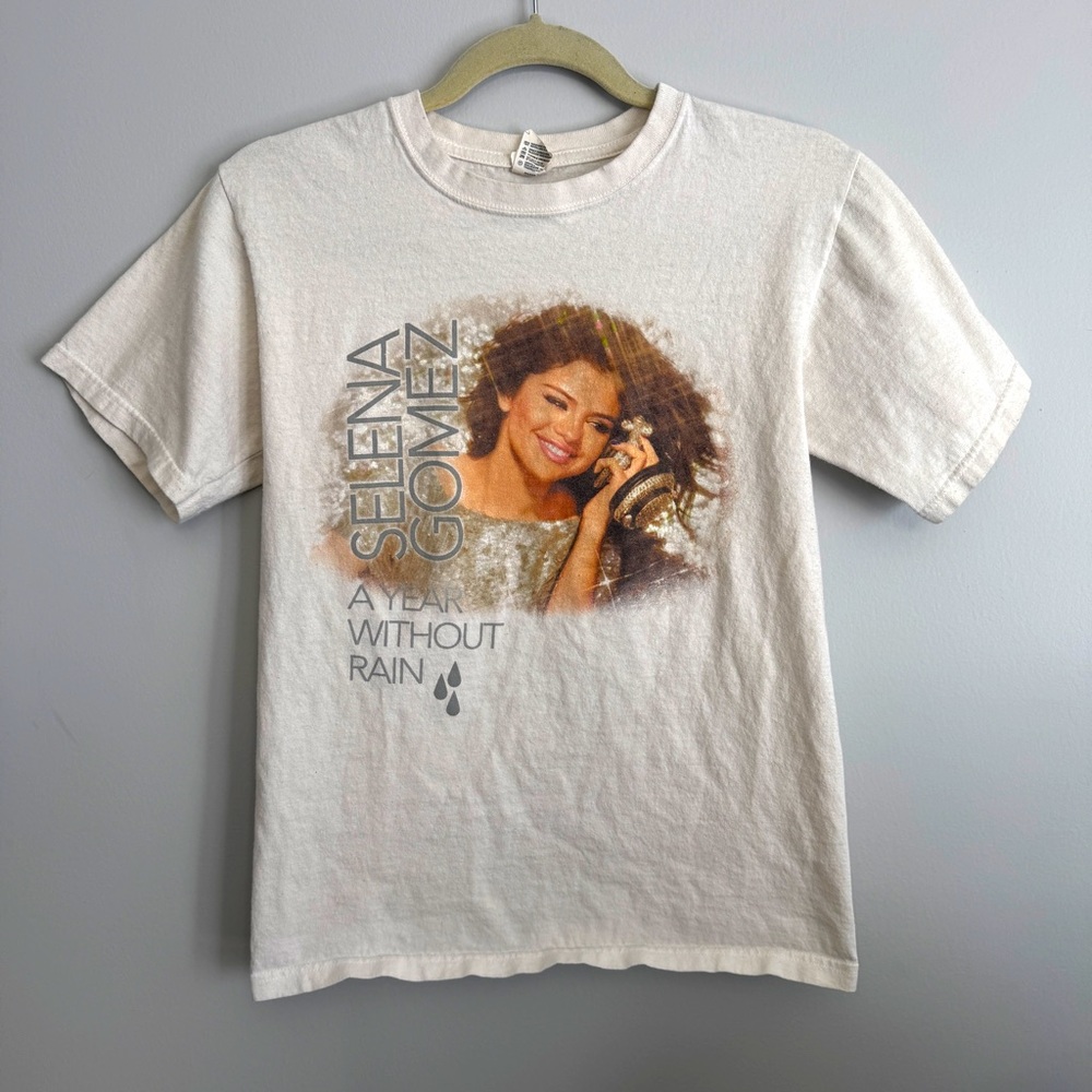 Selena Gomez Vintage 2010 A Year Without Rain Tour Shirt